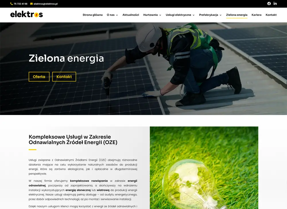 Elektros WWW Zielona Energia